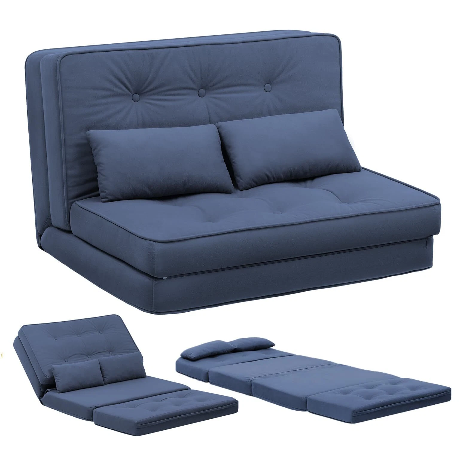 COMHOMA Sofa Bed Lazy Sofa Floor Sofa Low Sofa Wid